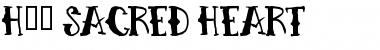 H74 Sacred Heart Font