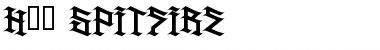 H74 Spitfire Font
