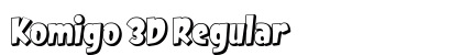 Komigo 3D Regular
