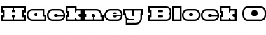 Hackney Block Outline Font