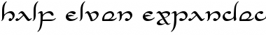 Half-Elven Expanded Font