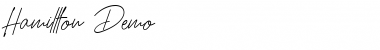 Download Hamillton Demo Font Download Hamillton Demo Font