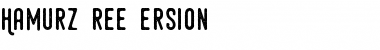 Download Hamurz Free Version Font Download Hamurz Free Version Font