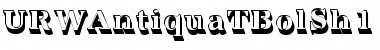 URWAntiquaTBolSh1 Regular Font