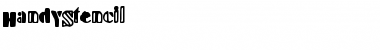 Download HandyStencil Font Download HandyStencil Font