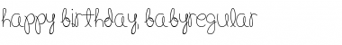 Download Happy Birthday, Baby Font