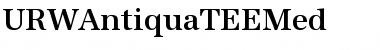 URWAntiquaTEEMed Font