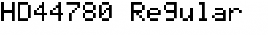 HD44780 Font