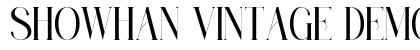Showhan Vintage Demo Regular preview