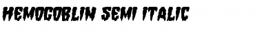 Hemogoblin Semi-Italic Font
