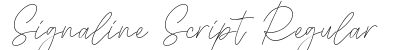 Signaline Script Regular preview