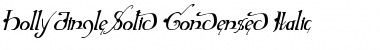 Holly Jingle Solid Condensed Italic Font