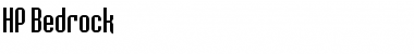 Download HP-Bedrock Font Download HP-Bedrock Font