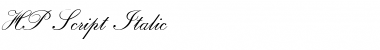 Download HP-Script Font Download HP-Script Font