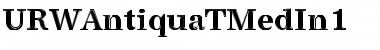 URWAntiquaTMedIn1 Regular Font