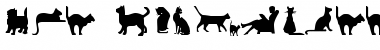 Download Cat Silhouettes Font