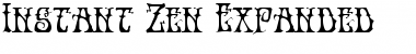 Instant Zen Expanded Font