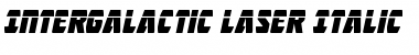 Intergalactic Laser Italic Italic Font