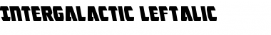 Intergalactic Leftalic Font