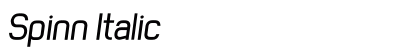 Spinn Italic Preview