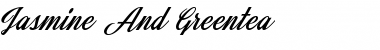 Download Jasmine And Greentea Font