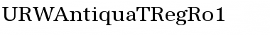 URWAntiquaTRegRo1 Regular Font