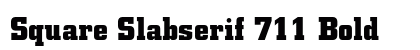 Square Slabserif 711 Bold Preview
