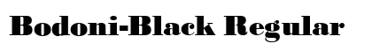 Bodoni-Black Regular