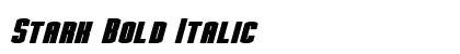 Stark Bold Italic