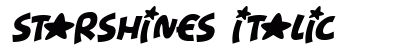 Starshines Italic preview