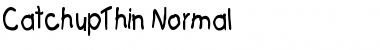 CatchupThin Normal Font