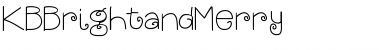 KBBrightandMerry Medium Font