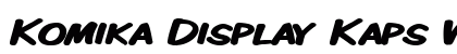 Komika Display Kaps Wide Bold preview