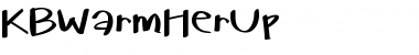 KBWarmHerUp Medium Font