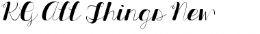 Download KG All Things New Font