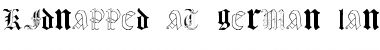 Download Kidnapped at German Lands Font Download Kidnapped at German Lands Font