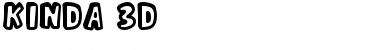 Kinda 3D Font