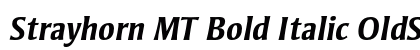 Strayhorn MT Bold Italic OldStyle Figures preview