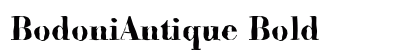 BodoniAntique Bold preview