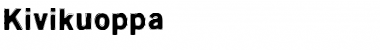 Download Kivikuoppa Font
