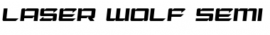 Laser Wolf Semi-Italic Font