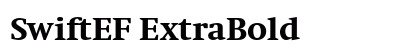 SwiftEF ExtraBold Preview