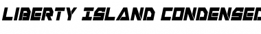 Liberty Island Condensed Italic Font