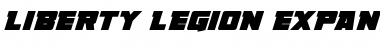 Liberty Legion Expanded Italic Font