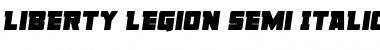 Liberty Legion Semi-Italic Font