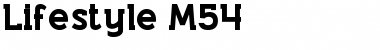 Lifestyle M54 Font