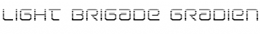 Light Brigade Gradient Font