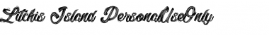 Download Litchis Island_PersonalUseOnly Font