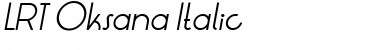 LRT Oksana Font