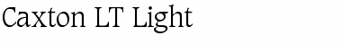 Caxton LT Light Font